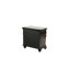 Table de chevet noyer brun pour la chambre à coucher: 2 tiroirs, conception facile à assembler avec tiroirs - table de chevet idéale pour le décor de la chambre à coucher