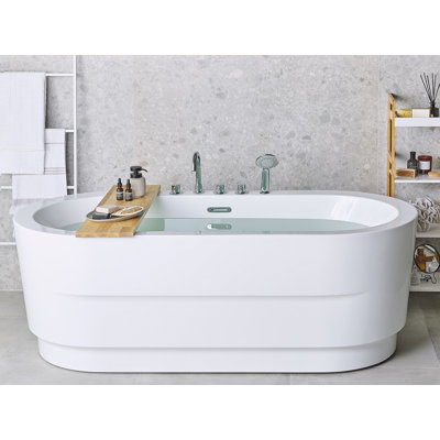 Chaves 800mm x 170mm Soaking Acrylic Bathtub with Tap