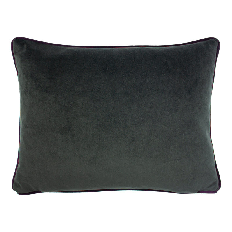 Geometric Rectangular Lumbar Cushion, Feathers