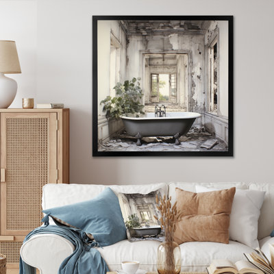 Bath Bath of Tranquility VI sur impression sur toile