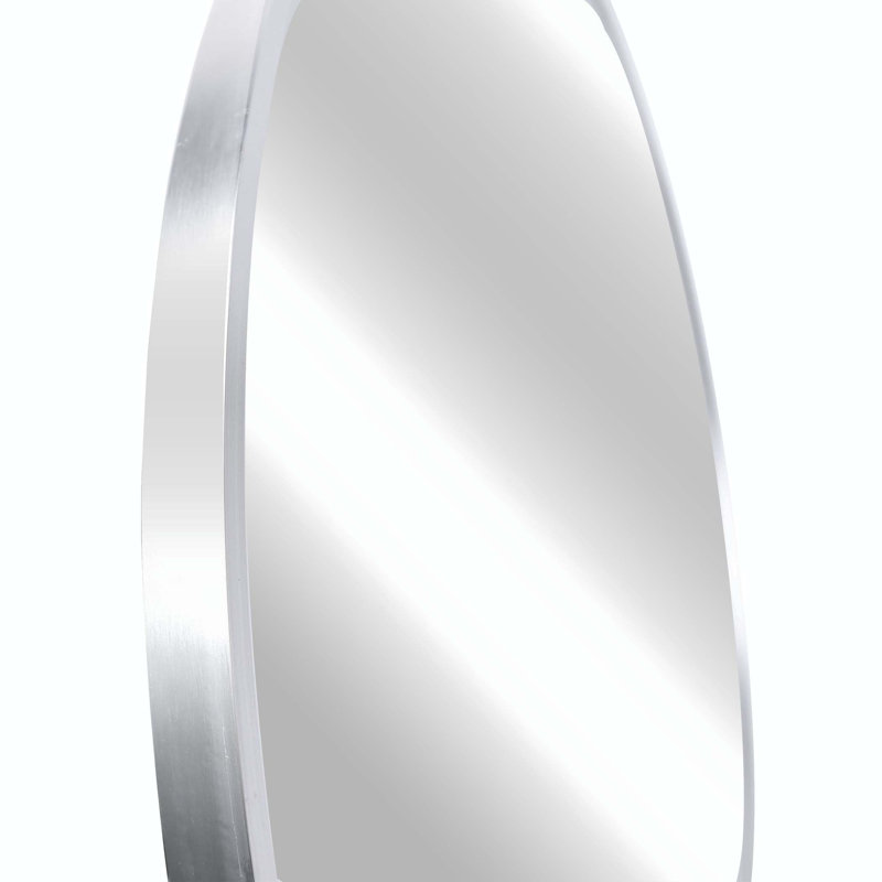 Miroir d'appoint Rauch, Argent argent, 32" x 32", Rond