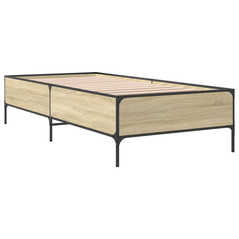 Porshea Bed, Single (3'), Sonoma Oak