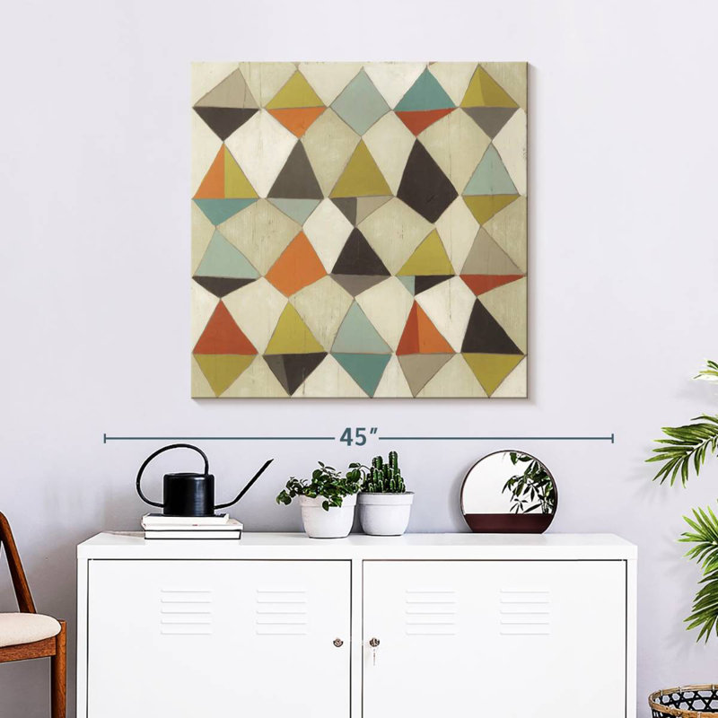 Motif ondulé III, H 30 po x l 30 po