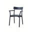 Chiaro Solid Wood Stacking Arm Chair-63215917