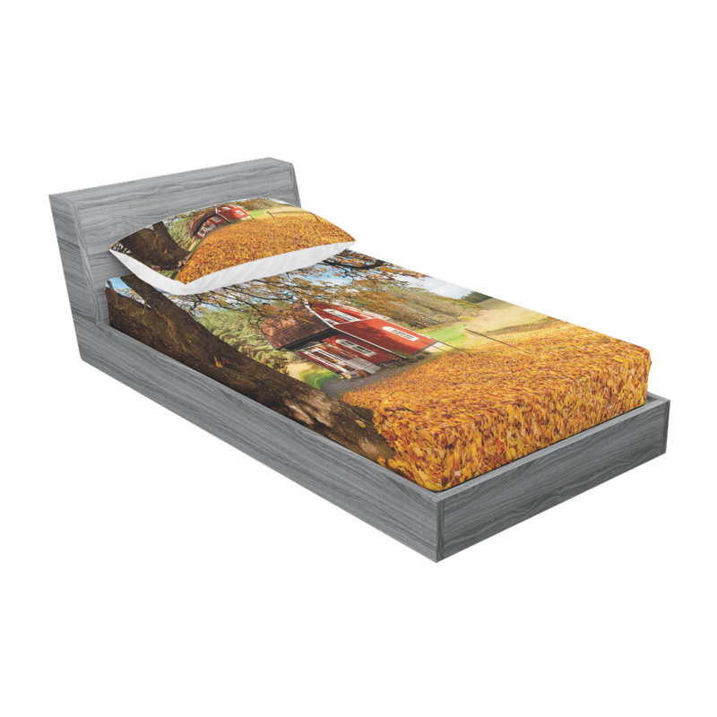 Microfiber Sheet Set, Twin Sheet Set with Fitted Sheet