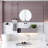 Modern Wall-Mounted Aluminum Round Mirror-1702178030-1702178026