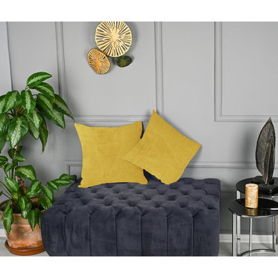 Matte Velvet Cushion Cover - 1 Pc