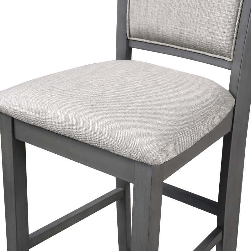 Ensemble de salle à manger 5 pièces Arnott, Gris, H 36 po x L 42 po x l 42 po