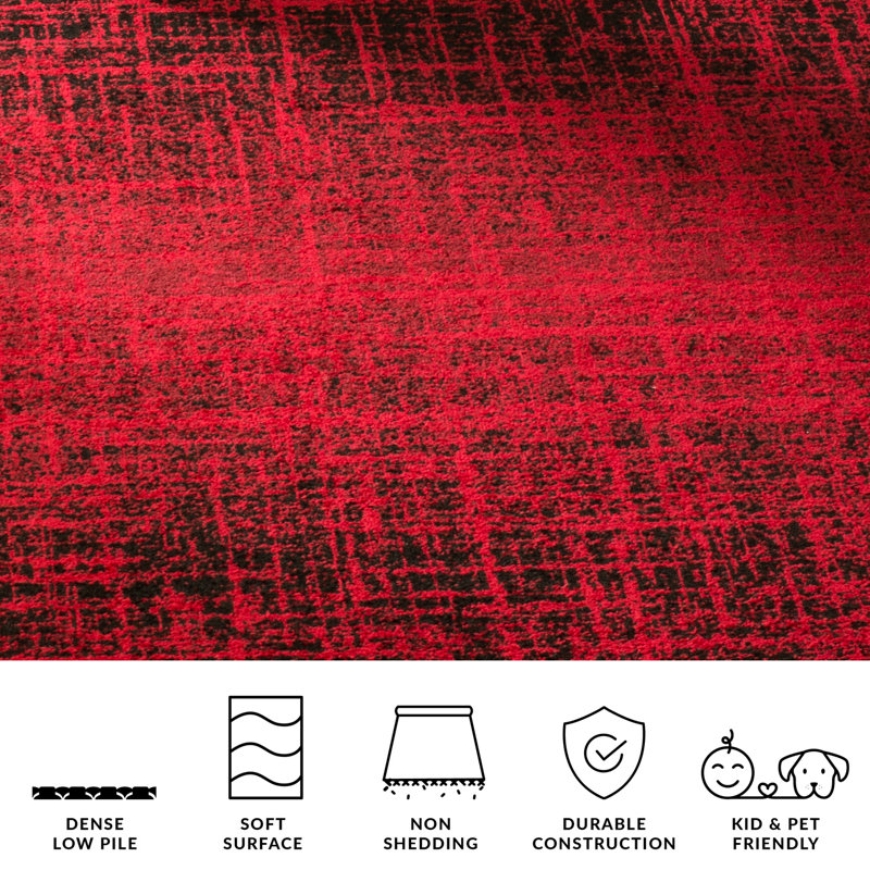Stonyford Abstract Area Rug, Runner 76 x 244cm
