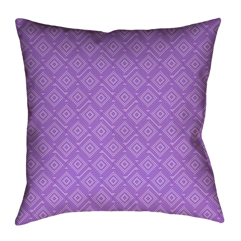 Housse de coussin Katelyn Elizabeth, 20 po x 20 po, Simili suède, Mauve