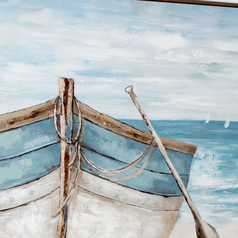 Lakeshore, Framed Canvas