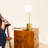 Modern Small Brass Metal Table Lamp