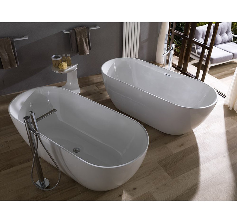 Lounge 66.94'' L Freestanding Soaking Bathtub