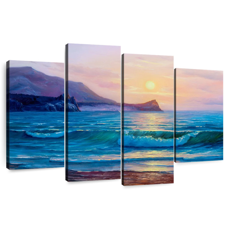 Gillard Calm Morning Waves, H 22 po x l 36 po