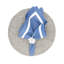 Rond de serviette glacé