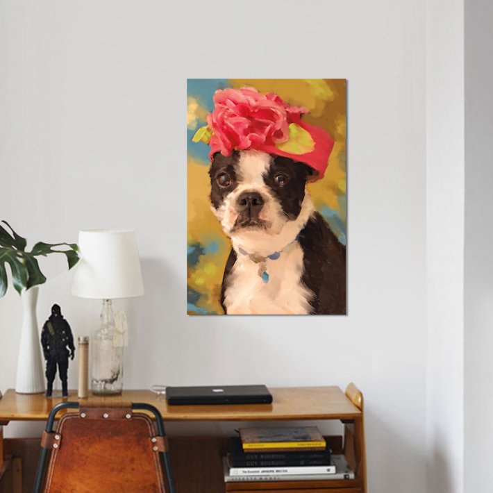 « mme bost », reproduction de photo sur toile, H 26 po x l 18 po x P 1,5 po, Toile tendue, Pas de tapis