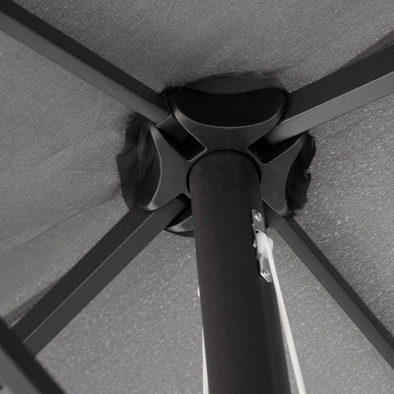 Sadie 270cm X 460cm Rectangular Cantilever Parasol, Grey