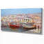 Red Boads In Vintage Village - Sea & Shore Print-29504996-34272990
