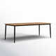 Callia 86.5'' Wood Outdoor Dining Table