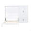 Grand lit escamotable mural avec placard