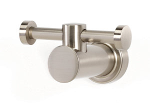 Infinity Single Robe Hook, Satin Nickel