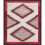 Flatwoven Antique Tribal Geometric Navajo Native American Area Rug