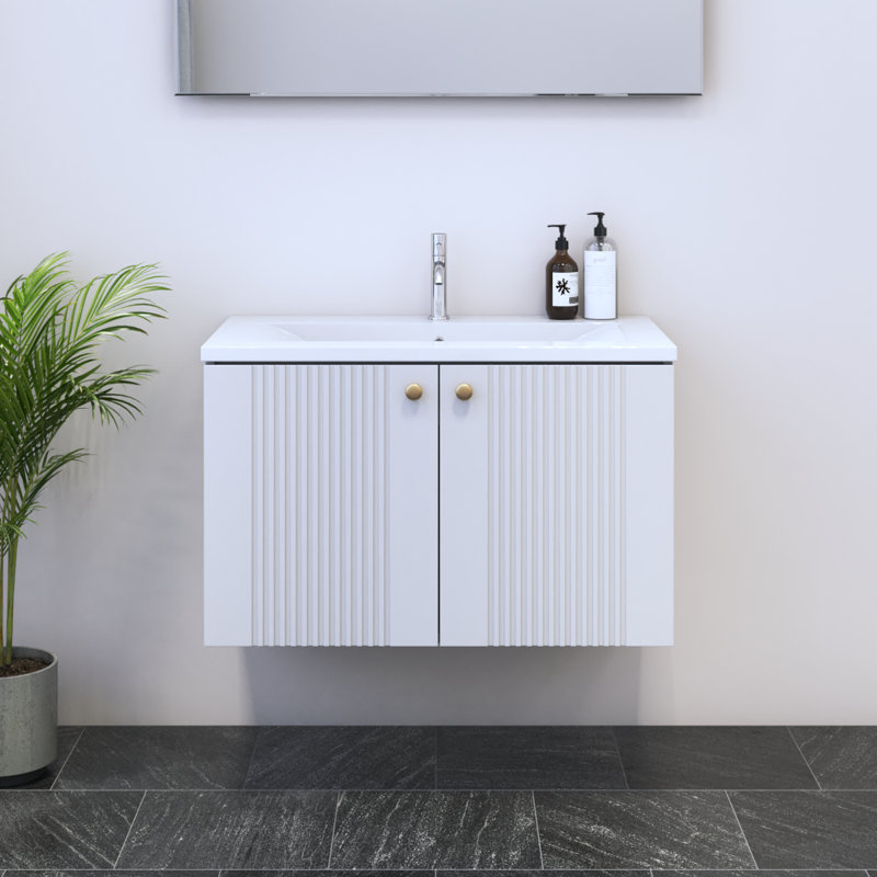 Coiffeuse Borneo 04, Blanc