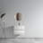 Wall Mount 24"Bathroom Vanity with Ceramic Sink