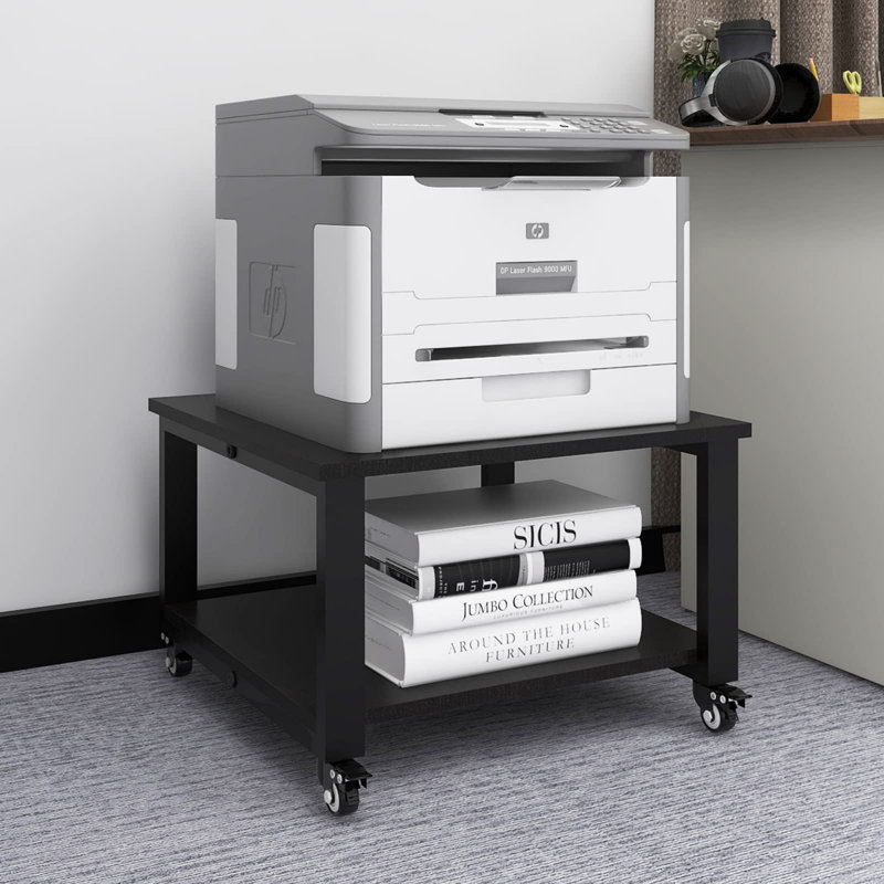 30cm H x 50cm W Printer Stand with Wheels
