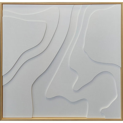 Waves - Floater Frame Print on Plastic / Acrylic