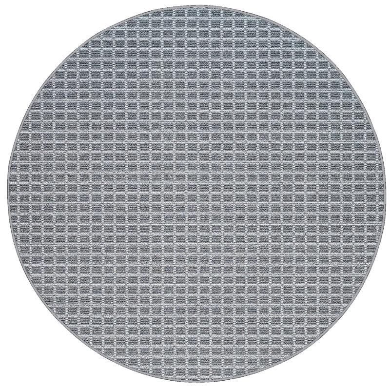 Tapis intérieur / extérieur gris Imogen, Rond 6 pi