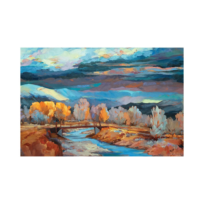 Rio Pueblo River 1 Piece Wall Art on Canvas, 20.32 cm H x 30.48 cm W x 1.905 cm D, Does Not Apply