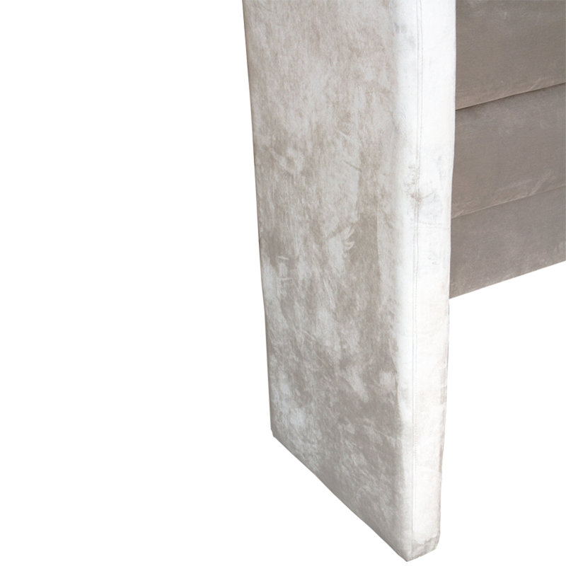 Chowdury Upholstered Headboard, Light Gray