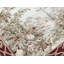 Hand-Knotted High-Quality Green and Red Area Rug