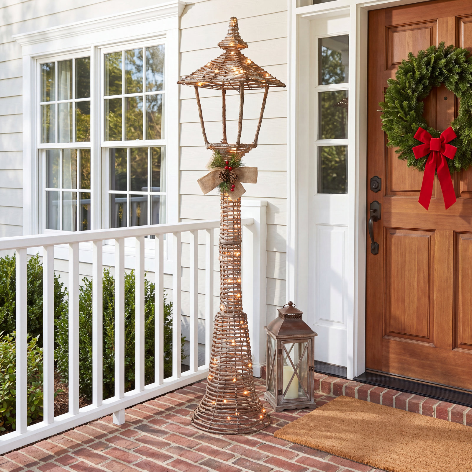 The Holiday Aisle® 5' Pre-Lit Vine Lamppost