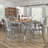 Alyra 4 - Person Extendable Solid Wood Top Four Leg Dining Set-1896446205