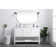 Heath 54'' Single Bathroom Vanity with Engineered Marble Top