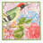 Cotton Blend Floral Square Napkin