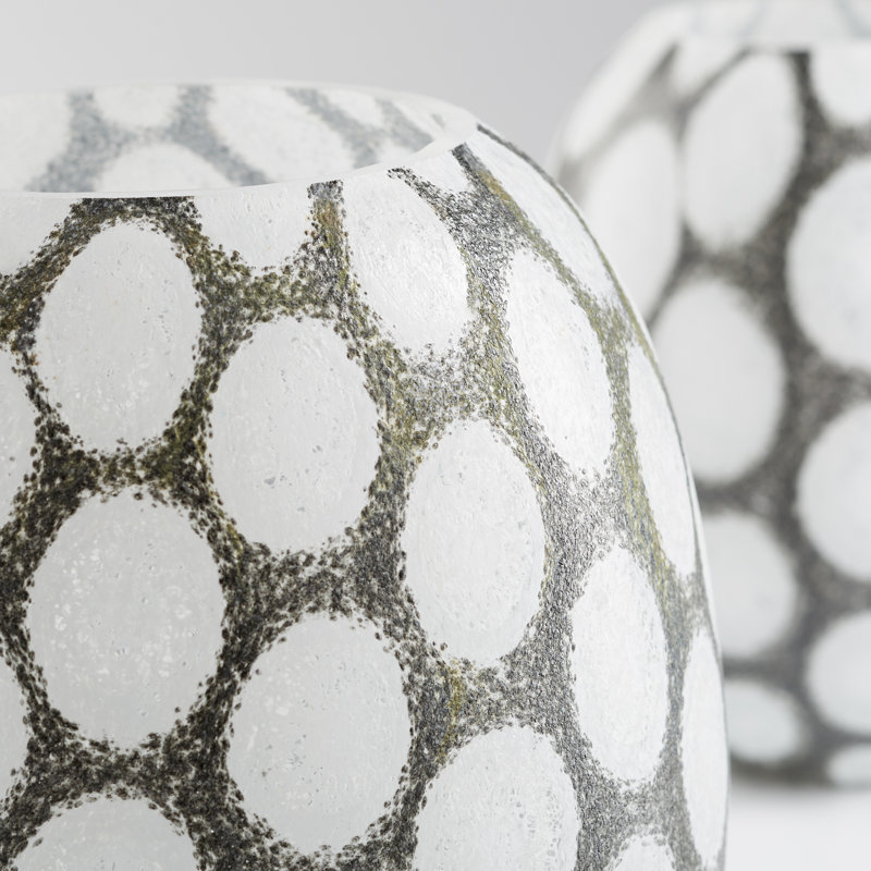 Brunson Glass Table Vase, 10" H x 8" W x 8" D