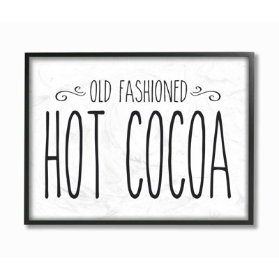Hot Cocoa - Textual Art