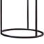 Table de bout grise et gris acier