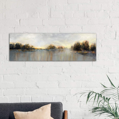 Rain At Dawn by Nan - Wrapped Canvas Panoramic Painting
