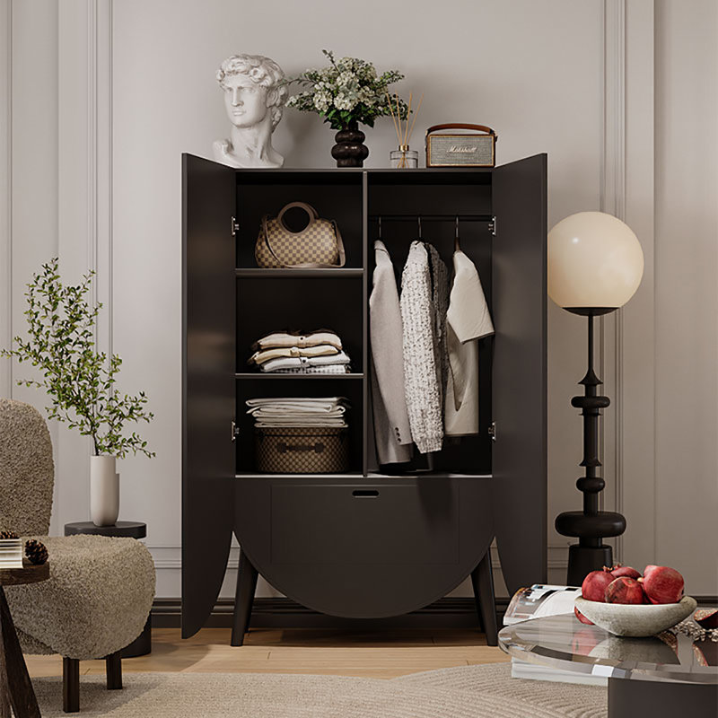 Garde-robe de chambre à coucher de style américain rétro
