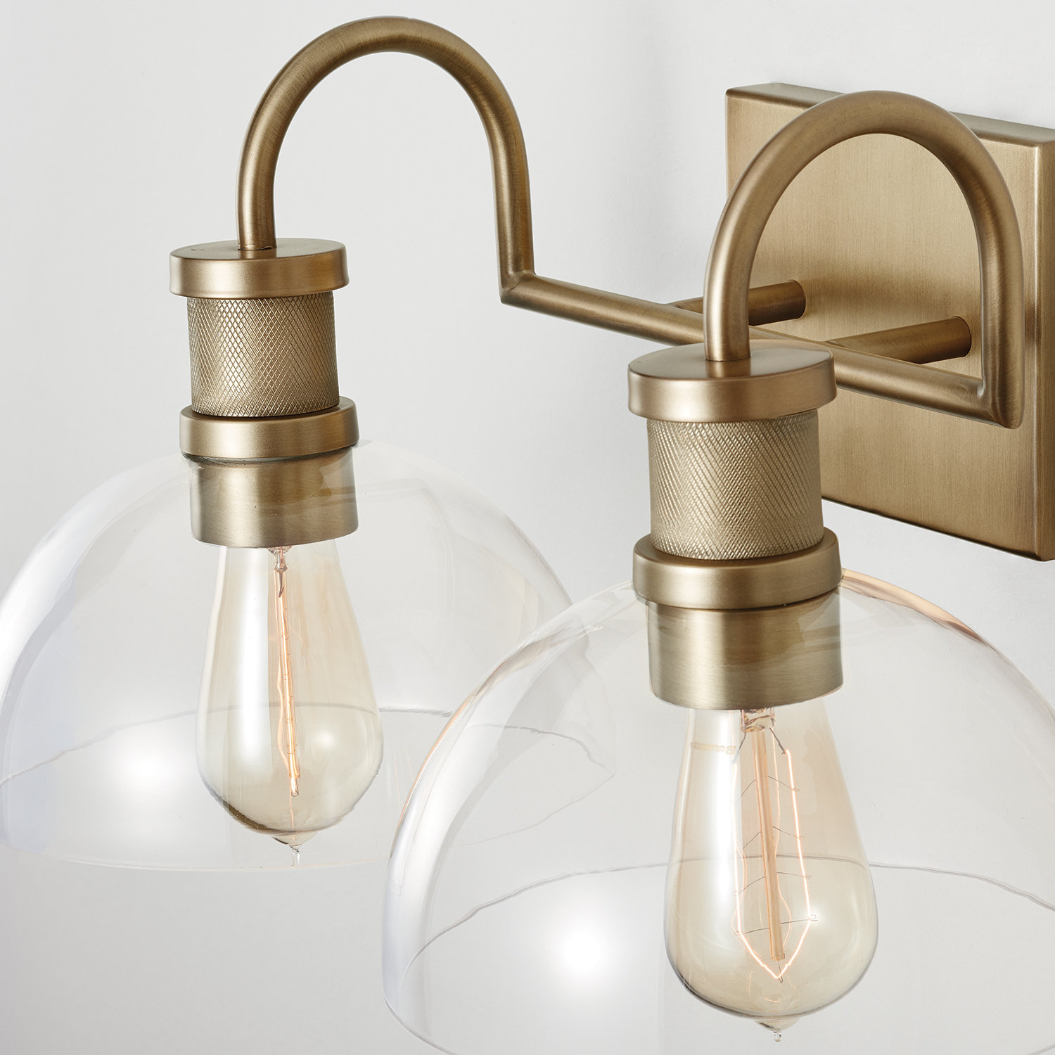 Rochelle Dimmable Brass Vanity Light, 2