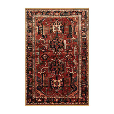 Machine Washable Persian Brown Area Rug
