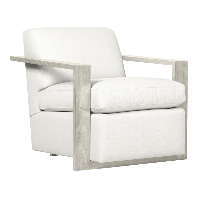 Thom Filicia Home Upholstered Armchair, Wrenn, Kempsey Sheepskin
