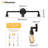 Jareal 3-Light Industrial Vanity Light