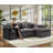 112" Chenille Oversized Cloud Couch - L-Shaped Modular Sleeper with Ottoman & Memory Foam for Living Room - Modern Grey Comfort-168915195