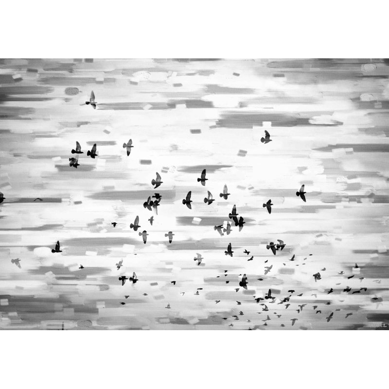 «Birds in Flight» par Parvez Taj - impression sur toile tendue, H 20 po x l 30 po x P 1,5 po