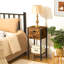 Ante 38cm W Iron Bedside Table